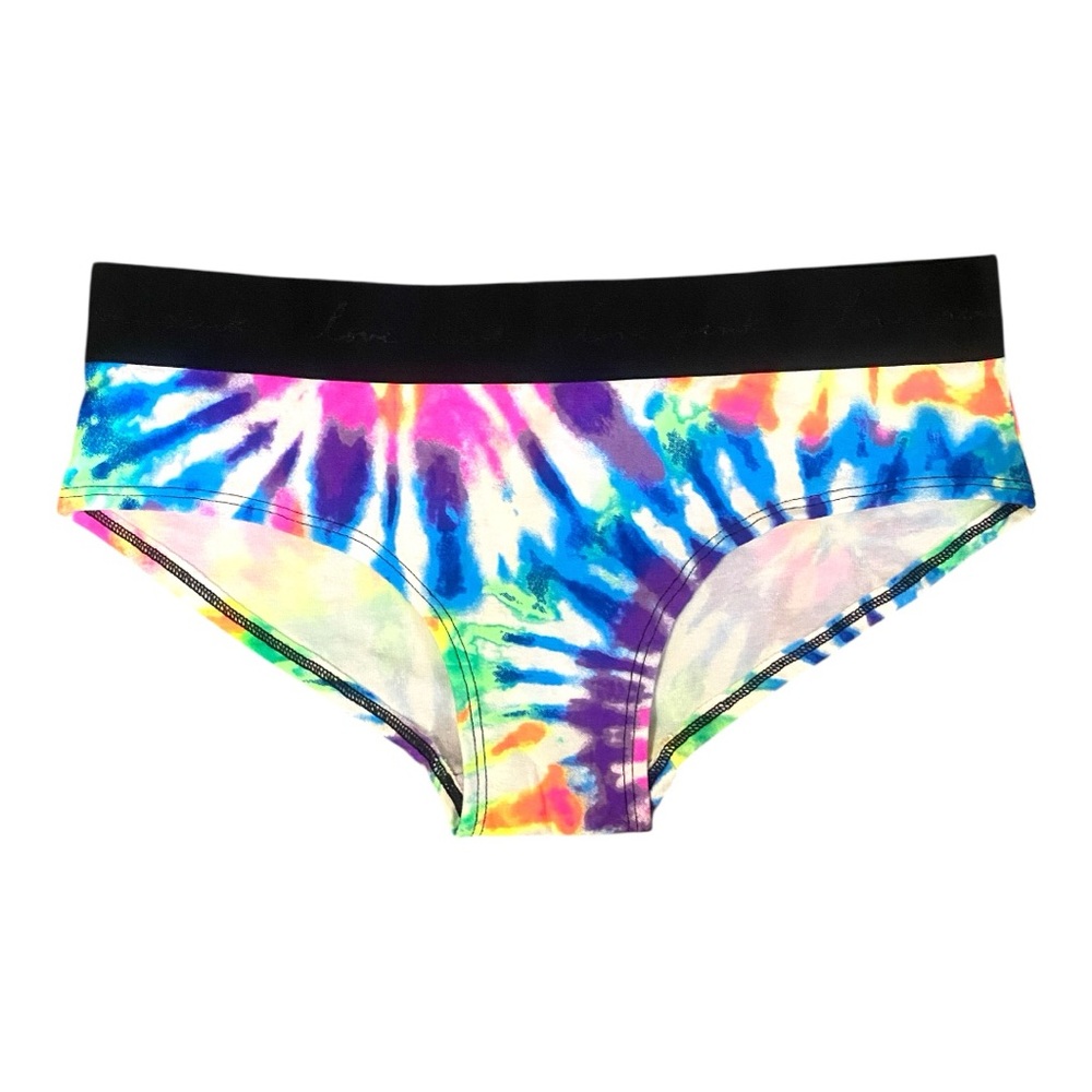 NWOT Victoria’s Secret PINK Colorful Tie-Dye Panties Size Medium